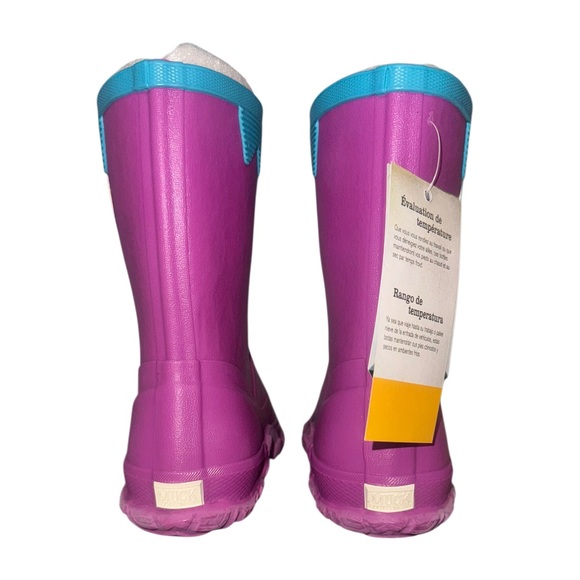 NEW NWT MUCK Forager pink BOOTS youth girls waterproof shoes size 5 - Picture 9 of 12